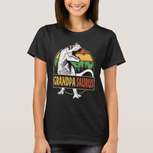 Grandpasaurus Rex Dinosaur Grandpa Saurus Father T-Shirt