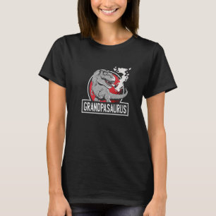 Grandpasaurus Rex Dinosaur Grandpa Tyrannosaurus R T-Shirt