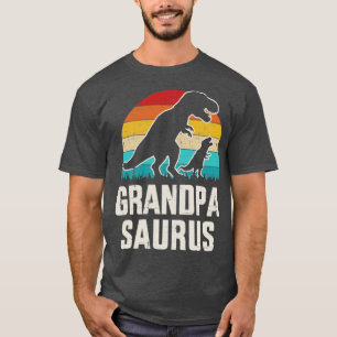 Grandpasaurus vintage dinosaur for grandpa from gr T-Shirt