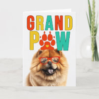 GrandPAW Chow Chow Dog GrandDOG Grandparents Day