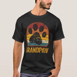 Grandpaw Dog Dad Shirt Funny Grandpa Cat Dad Fathe
