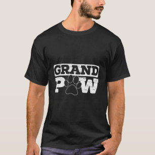 Grandpaw Dog Lover Grandfather Best Grandpa Grandp T-Shirt