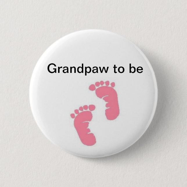 Grandpaw to be 2 inch round button (Front)