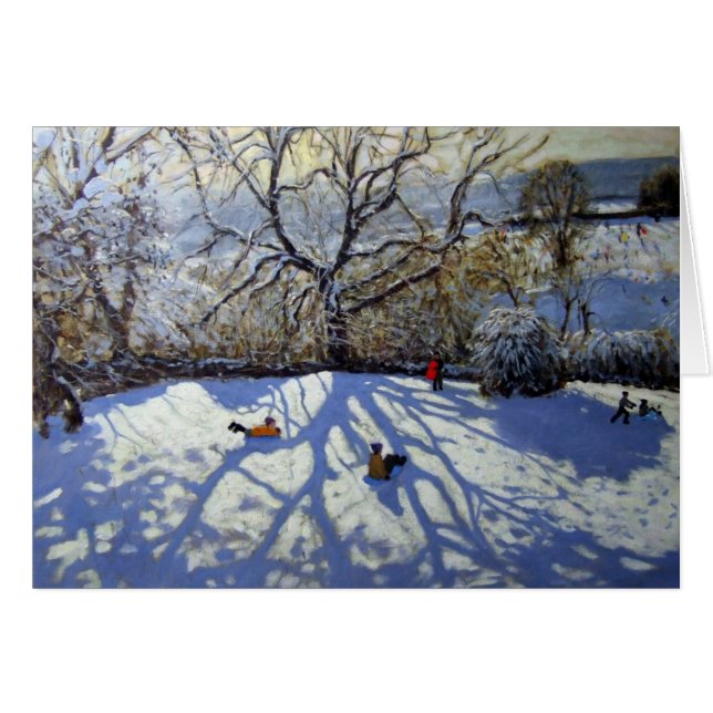 Grands arbre et tobogganers Youlgreave (Devant horizontal)