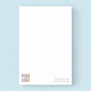 Grands blocs-notes Post-it® avec logo d'entreprise