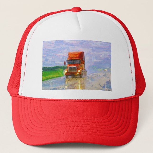 GRANDS CASQUETTES DE CAMIONNEUR DE VITESSE DE (Devant)