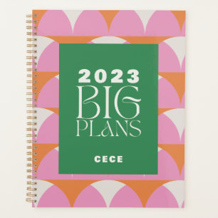 Grands plans géométriques roses modernes