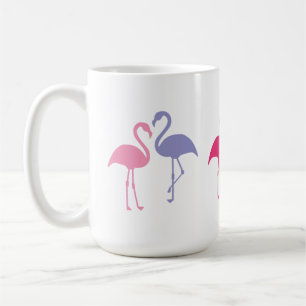 Grands Statues de Flamant Rose Mug 15 oz.