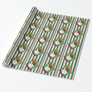 Grandslam Baseball Christmas Wrapping Paper