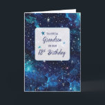 Grandson 18th Birthday Stars in Galaxy Sky Card<br><div class="desc">This card showcases a mesmerizing galaxy sky, adorned with countless shimmering stars, representing the boundless potential of a young life just beginning to unfold. The front features a bold, celebratory message, wishing a happy 18th birthday to a cherished grandson. The combination of the cosmic backdrop and heartfelt words creates a...</div>