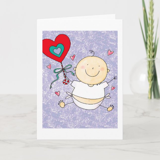 Grandson 1er Saint Valentin - Carte de voeux (Devant)