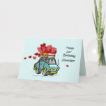 Grandson 24th Birthday Car Load of Hearts Card<br><div class="desc">When your grandson receives this card from you he will surely feel the love that comes with this card. So if you want to send loads of love and a fun birthday greeting to your grandson for his 24th birthday then this is the card to give.</div>