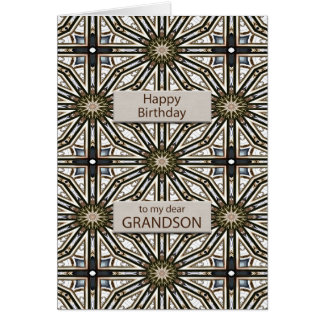 Grandson Anniversaire Mandala Design Abstrait