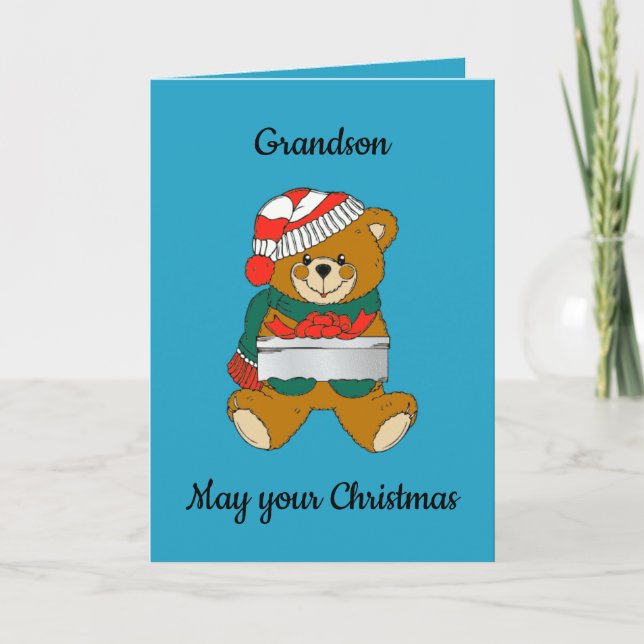 Grandson Christmas Card (Front)
