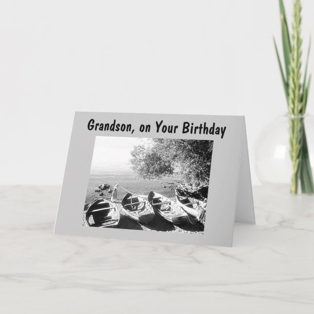 **GRANDSON** DO WHAT MAKES YOU "HAPPY" BIRTHDAY CARD (Front)