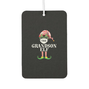 Grandson Elf Matching Christmas Air Freshener