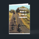 **GRANDSON** ENJOY THE RIDE ON "YOUR BIRTHDAY" CARD<br><div class="desc">TELL HIM ON HIS BIRTHDAY... "GRANDSON ENJOY THE RIDE" FOR IT IS NOT EVERYDAY THAT YOU HAVE A BIRTHDAY. THANKS FOR STOPPING BY 1 OF MY 8 STORES!!!! ( REMEMBER YOU CAN CHANGE TO WHOM YOU SEND IT AND THE VERSE INSIDE AND OUT)</div>