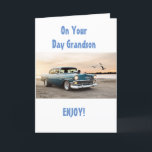 **GRANDSON** ENJOY YOUR BIRTHDAY! CARD<br><div class="desc">THANK U FOR STOPPING BY ONE OF MY EIGHT STORES!!!!</div>