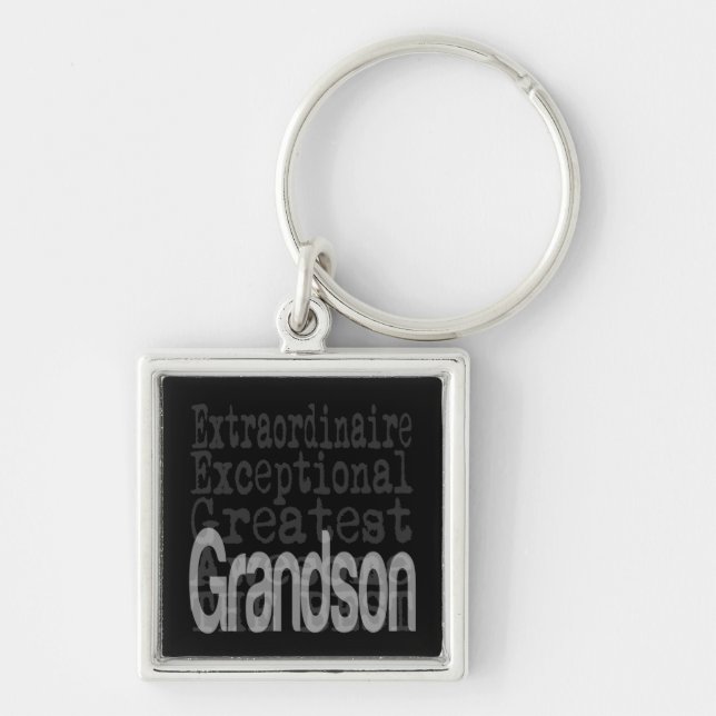 Grandson Extraordinaire Keychain (Front)