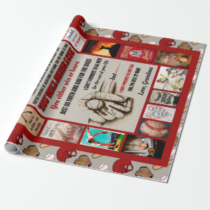 Grandson Gifts To My Grandson Love From Grandma Wrapping Paper