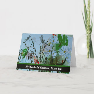 Grandson, Good bye From Terminally ill Grandparent Card