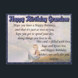 Grandson Happy Birthday Postcard<br><div class="desc">While E-cards are great in this world of tech, there's just nothing quite as personal as the personal touch! Post-a-Card by Ebbymoo are an economical way to send a special and personalised message for Birthday, Anniversary, Get Well, Friendship and many other occasions. Send one to someone you care about today...</div>