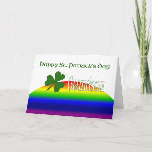 grandson Happy St. Patrick's Day Card