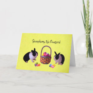 Grandson, it's Easter! Holiday Card