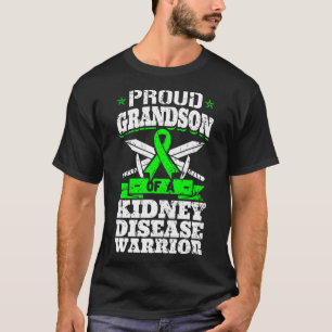 Grandson Of A Kidney Disease Warrior Ckd Awareness T-Shirt