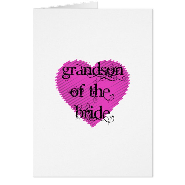Grandson of the Bride (Front)