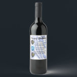 Grandson  Poem  Wine Bottle Label  Happy  Birthday<br><div class="desc">A great gift for a special grandson on his birthday</div>