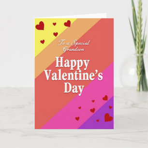 Grandson Valentines Day Card