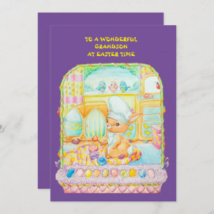 Grandsons Easter Flat Holiday Card