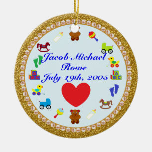 Grandson's Personalized Christmas Ornament