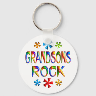 GRANDSONS ROCK KEYCHAIN