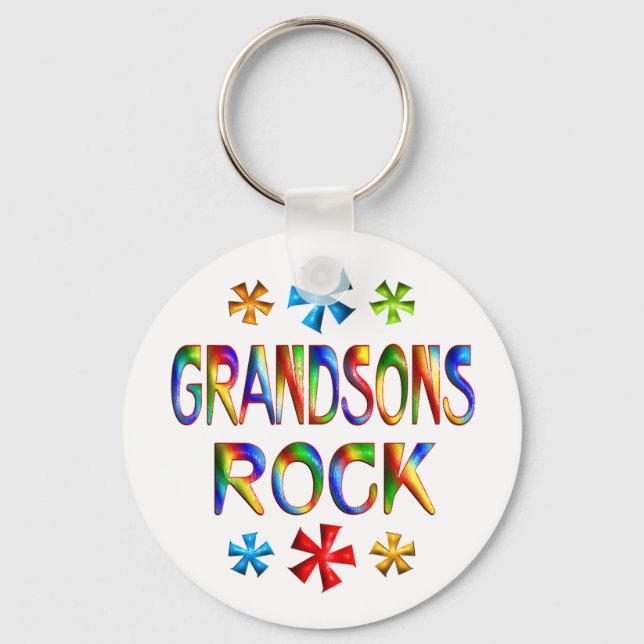 GRANDSONS ROCK KEYCHAIN (Front)