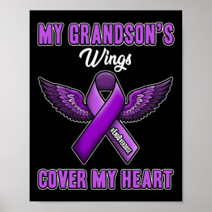 Grandson's Wings Cover My Heart End Overdose Poster
