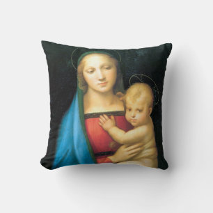 Granduca Madonna, Raphael Throw Pillow