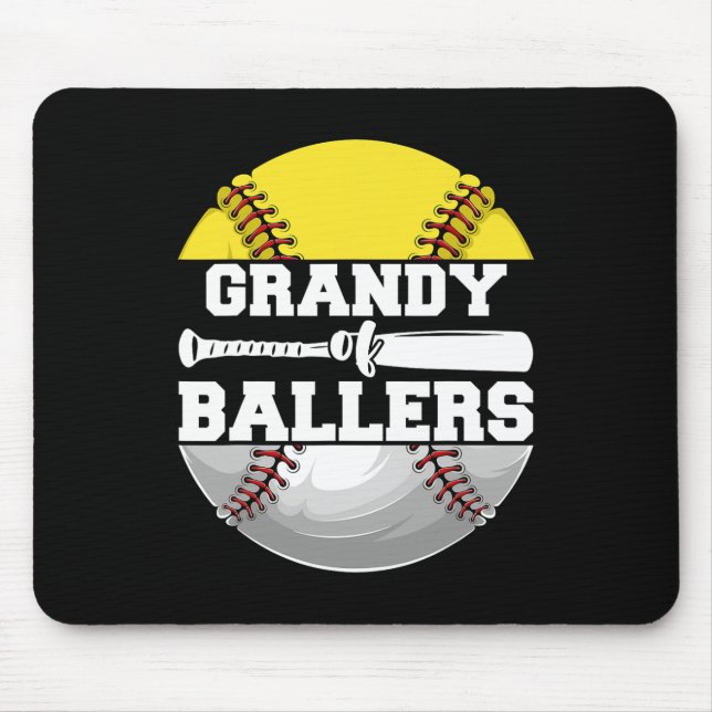 Grandy Of Llers Funny Softll Sell Grandpa  Mouse Pad (Front)