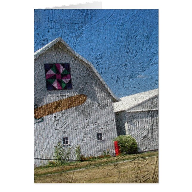 Grange avec du maïs et une courtepointe (Devant)