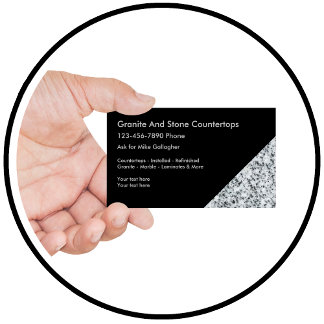 Granite Decorating Business Cards