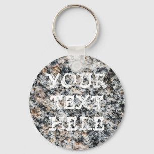 Granite - Hard Rock Keychain