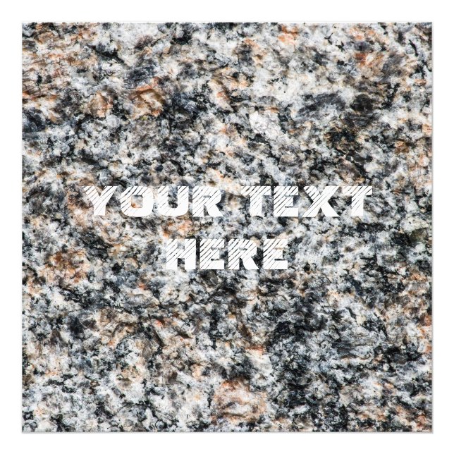 Granite - Hard Rock Photo Print (Front)
