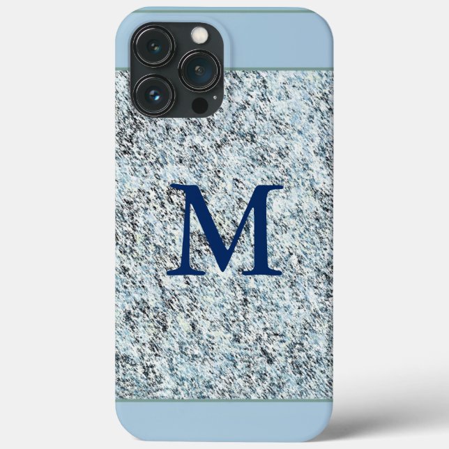 Granite Inlaid-M Case-Mate iPhone Case (Back)