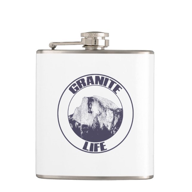 Granite Life Hip Flask (Front)