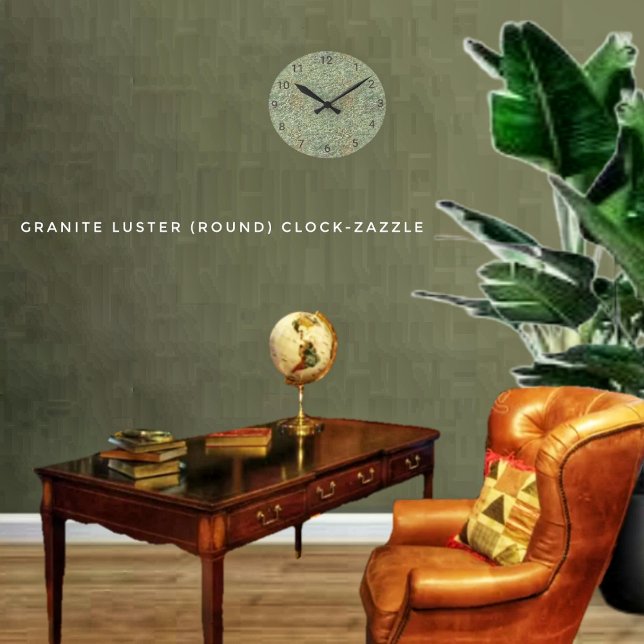 Granite Lustre Round Clock (Creator Uploaded)