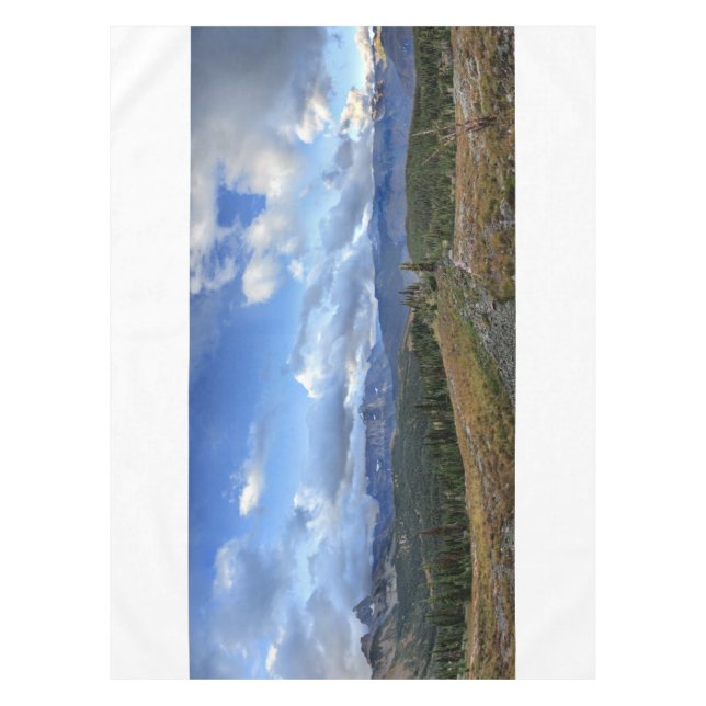 Granite Park - Glacier National Park Tablecloth (Front)
