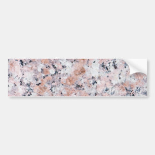 Granite pattern bumper sticker