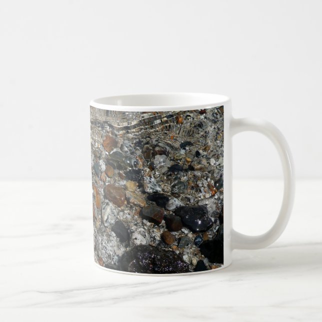 Granite Pebbles in Tenaya Lake at Yosemite Coffee Mug (Right)