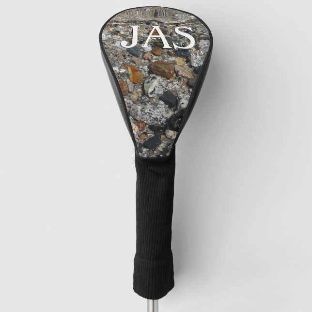 Granite Pebbles in Tenaya Lake at Yosemite Golf Head Cover (Front)